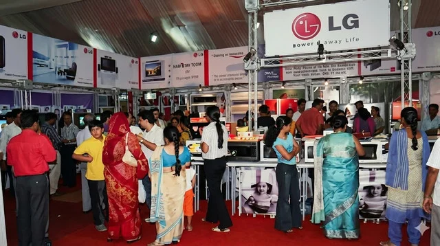 LG pavilion at ICE Mega Expo