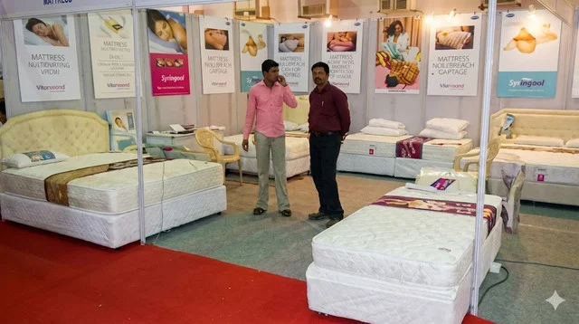 premium bedding at ICE Mega Expo