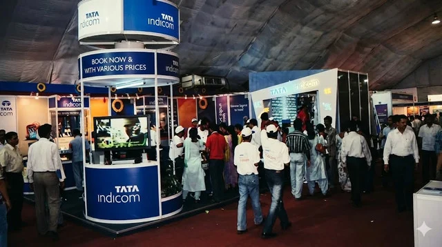 Tata Indicom at ICE Mega Expo
